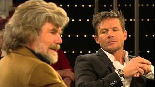 Felix Baumgartner und Reinhold Messner bei Markus Lanz im ZDF 17 Oktober 2013 [upl. by Jacqui]