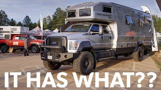 EarthRoamers New 15 Million Luxury Overland Rig  Detailed Look at Overland Expo West [upl. by Odawa]