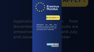 Erasmus Mundus Scholarship 2025 in 60 Seconds  Study in Europe for Free [upl. by Free]