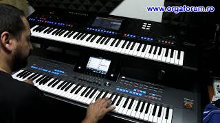 Demo Yamaha Tyros 5 vs Genos [upl. by Brightman]