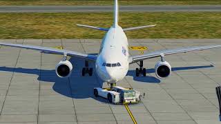 LES CAPITALES PAR ORDRE ALPHABETIQUE  TAKE OFF LOME LANDING LONDON EN AIRBUS A330 [upl. by Kinnon360]