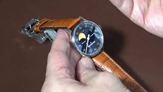 The Meistersinger Lunascope is a very cool Moonphase watch [upl. by Sehguh]