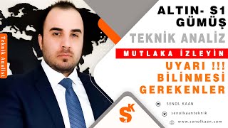 ALTIN ANALİZİ GÜMÜŞ ANALİZİ ALTIN S1 UYARI BİLİNMESİ GEREKENLER [upl. by Inalaehak]