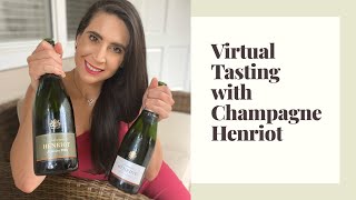 Champagne Virtual Tasting  Champagne Henriot and Travel and Champagne [upl. by Persis]