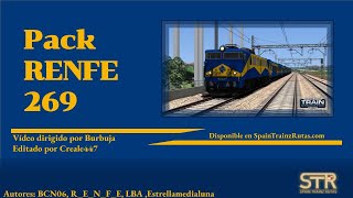 TRAILER RENFE 269 STR  Train Simulator Classic [upl. by Snah507]