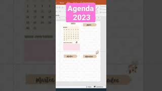 Agenda 2023 en powerpoint [upl. by Selle]