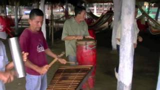 Playing the Marimba in Pochomil Nicaragua Part 2 [upl. by Nosreh]