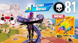 81 Elimination Solo Vs Squads Gameplay Wins NEW Fortnite Season 2 PS4 Controller [upl. by Drucill]