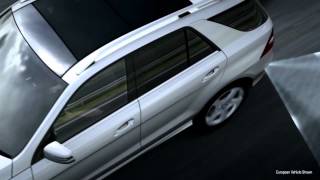 Blind Spot Assist Vehicle Safety Technology  MercedesBenz 2013 MLClass [upl. by Doloritas914]