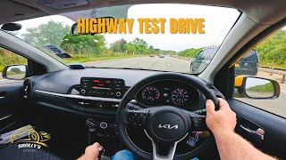 Kia Picanto POV Test Drive on Highway  Motorway Model 2  2023 [upl. by Mona120]