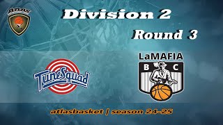 Atlasbasket  Div 2Round 3  TUNE SQUAD vs LA MAFIA [upl. by Kcirdehs]