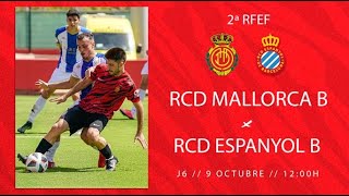 RCD Mallorca B vs RCD Espanyol B Jornada 6 2ªRFEF  RCD Mallorca [upl. by Harac]