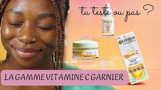 GARNIER SKIN ACTIVE VITAMINE C EFFICACE OU PAS [upl. by Aelak]