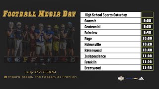 2024 WCS Football Media Day [upl. by Ecaidnac154]