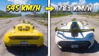 Top 10 FASTEST Cars in Forza Horizon 5 [upl. by Mccahill]