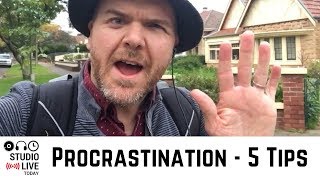 Procrastination in Music  5 tips to help you create your best songs [upl. by Devan]