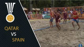 Qatar VS Spain match highlights  15 July  IHFtv  IHF Mens Beach Handball World Championship [upl. by Lusty284]