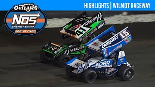 World of Outlaws NOS Energy Drink Sprint Cars  Wilmot Raceway  July 13 2024  HIGHLIGHTS [upl. by Hugibert876]