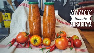 SAUCE TOMATE🍅 ARRABIATA à ma façon [upl. by Neall]