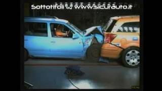 Le auto a GPL sono sicure Il crash test di ADAC [upl. by Nauqal]