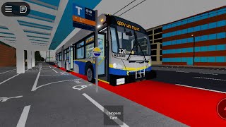 SCBCTA Translink Roblox New Flyer XDE60 2012 R12009 On 99 BLine To UBC [upl. by Jennette]