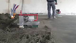 Clapa Floor Master Robot type 130  automatic floor screeding [upl. by Shoemaker]