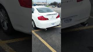 Infiniti G37 Sedan Muffler Delete [upl. by Ahsiekrats799]