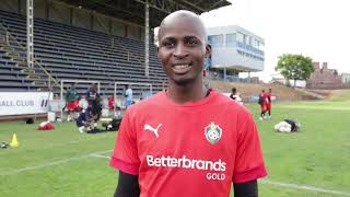 Terrence Dzvukamanja tells onlinezifa that he is happy to be back in the Warriors fold [upl. by Anaek]