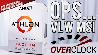 Desbloquearam o Athlon 200GE por engano Overclock confirmado à 3 9 Ghz estável AGESA 1006 MSI [upl. by Rosemarie474]