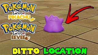 WHERE TO FIND DITTO IN POKEMON LETS GO PIKACHU AND EEVEE [upl. by Erusaert]