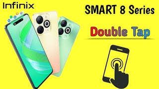 Infinix Smart 8 Double Tap SettingScreen [upl. by Ytima]