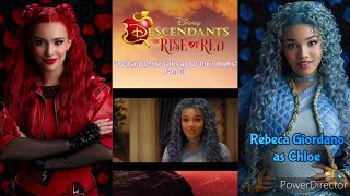 Descendants The Rise of Red quotRed and Chloe talks about their momsquot FandubRed Off Chloe Dub [upl. by Anej]