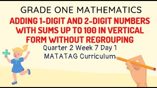 Grade 1 Mathematics Quarter 2 Week 7 Day 1 MATATAG Curriculum [upl. by Abbott]