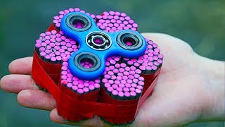 Experiment Fidget Spinner amp Petards [upl. by Androw]