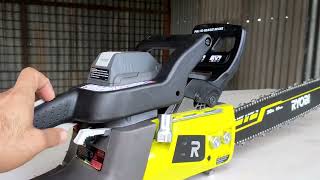 Ryobi petrol Chainsaw 20 50cc review [upl. by Phelan680]