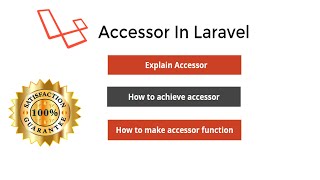 How Accessors Work In Laravel Step By Step In Hindi  Laravel Tutorial [upl. by Shabbir]