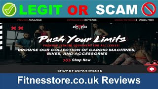 Fitnesstore co uk Reviews  Nov 2024 Beware of Scam Watch Now [upl. by Irena190]