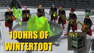 LOOT From 100 HOURS Of Wintertodt 900 crates [upl. by Ekihc]