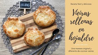 VIEIRAS RELLENAS EN HOJALDRE🤤 Un aperitivo Fácil y Delicioso💯 [upl. by Ifill]