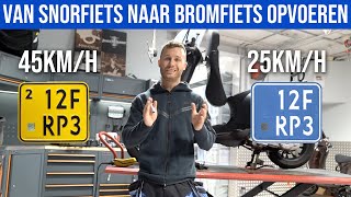 VAN SNORFIETS NAAR BROMFIETS OPVOEREN [upl. by Esdnyl]