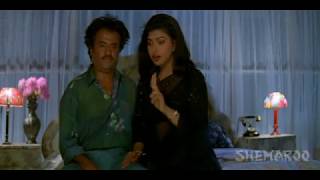 Roja in Love with Rajnikanth  Veera Telugu Movie Scenes  Rajnikanth Meena Roja [upl. by Doss33]