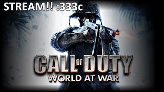 COD WAW PLAYTHROUGH had to redo it [upl. by Mackey]