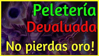 Peletería devaluada no pierdas oro  World of Warcraft War Withing ficha wow [upl. by Noraa]