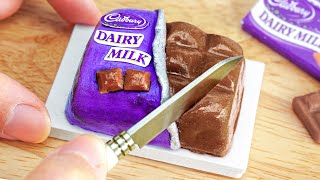 🍫 SoTasty Realistic Miniature Dairy Milk 3D Cake Decorating  Most Chocolate Fondant Cake Recipe [upl. by Silvanus345]