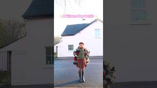 Styling an outfit for a winters day cosy handknit scarf flannel jacket long boots amp tartan skirt [upl. by Lyrrehs240]