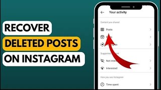 How to Recover Your Deleted Instagram Posts 2023  How to Recover Deleted Posts on Instagram [upl. by Nirad]