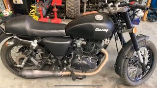 Braaap Mercury ST250 Cafe Racer 2016 [upl. by Linkoski223]