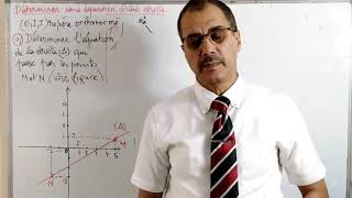 Equation dune droite dans un repère orthonormé [upl. by Lecroy]