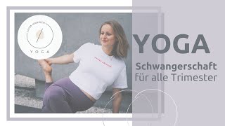 Schwangerschaftsyoga für alle Trimester  Yoga Flow Schwangerschaft  Übungen für Schwangere [upl. by Akema338]