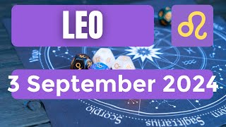 Leo horoscope  Leo Horoscope for Today 3 September 2024 [upl. by Ytsirhk946]